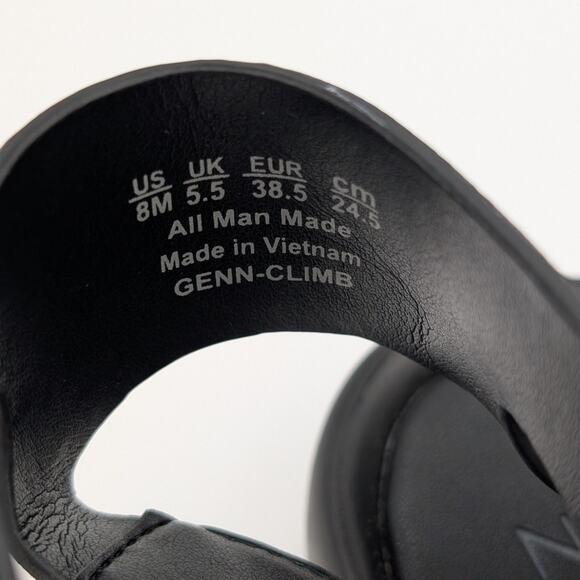 Naturalizer Genn Climb Sandal Women's Ankle Strap Black Size US8M EU38.5 - Picture 7 of 10